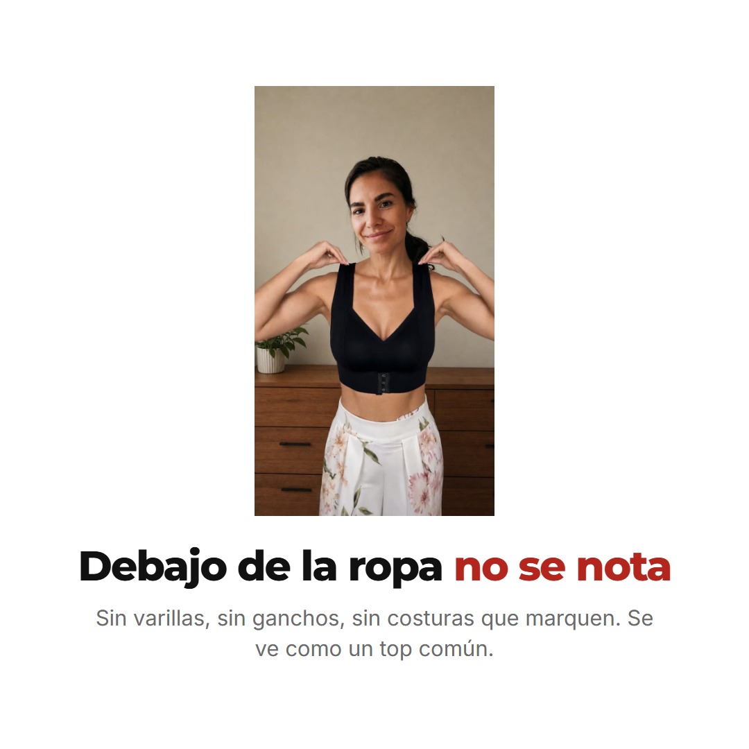 No se nota bajo la ropa